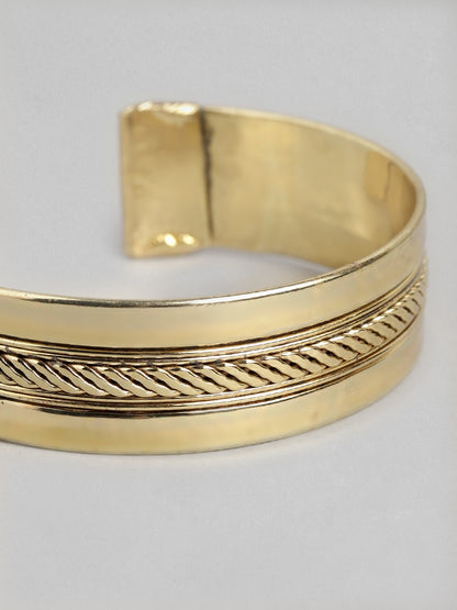 Women Gold-Plated Kada Bracelet