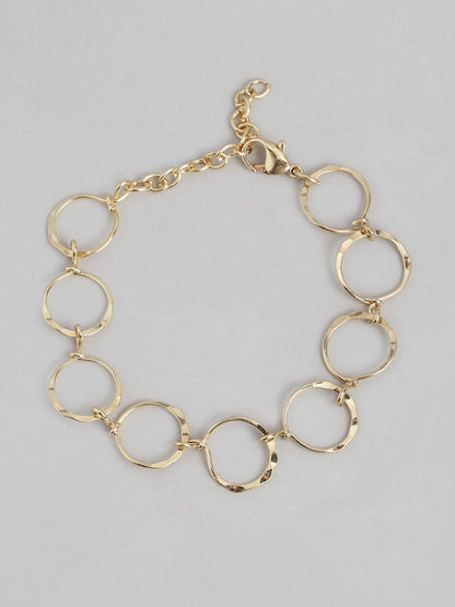 Women Gold-Plated Link Bracelet