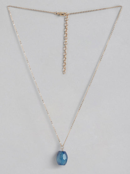 Rose Gold-Plated Blue Chain