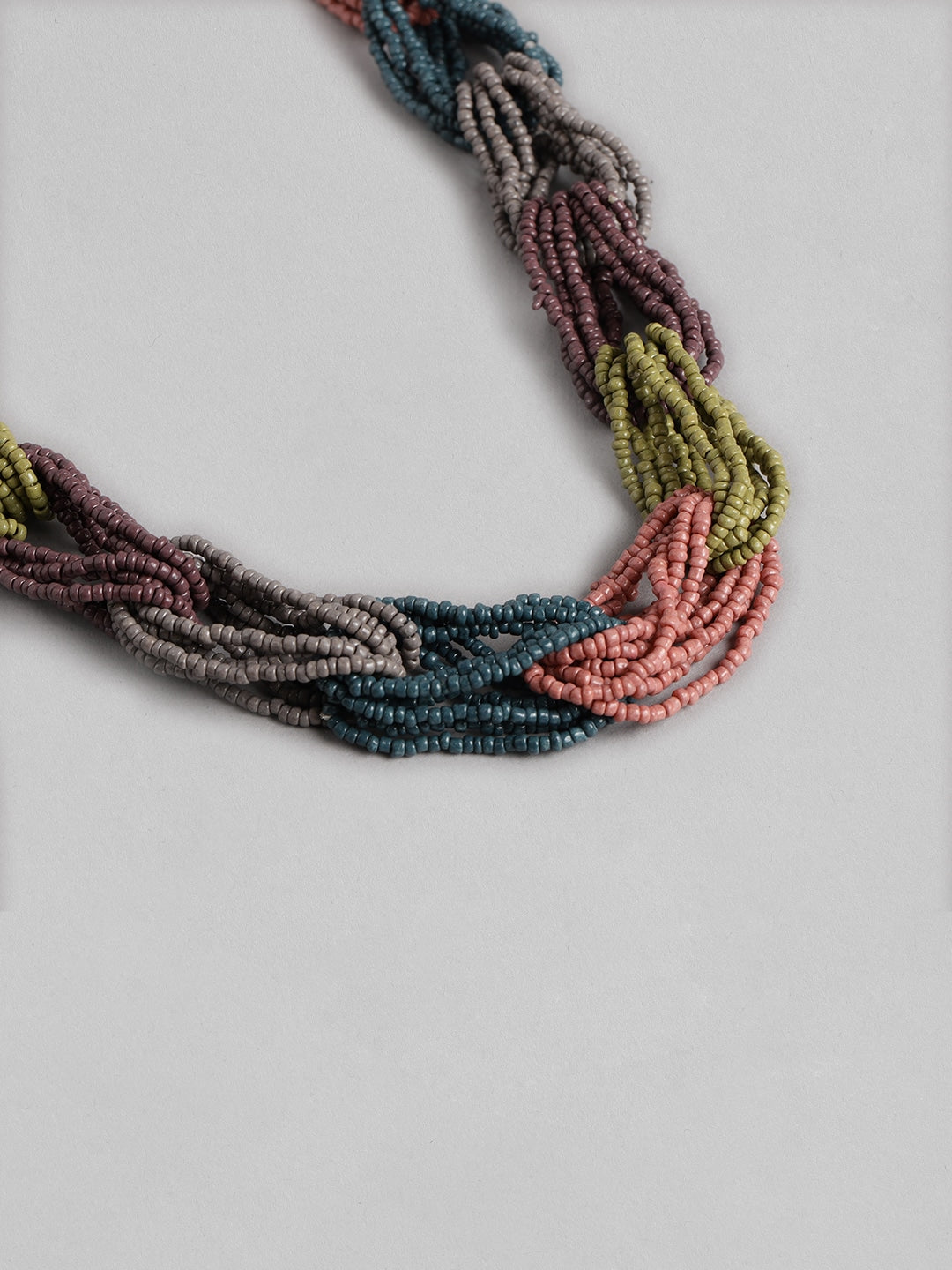 RICHEERA Multicoloured Layered Beaded Necklace