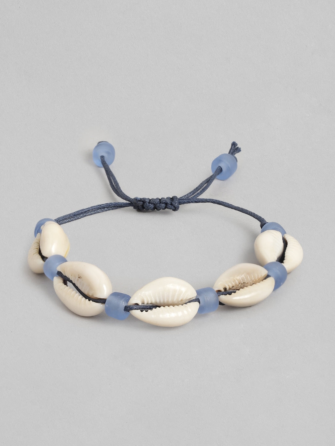 Women Blue & White Wraparound Bracelet
