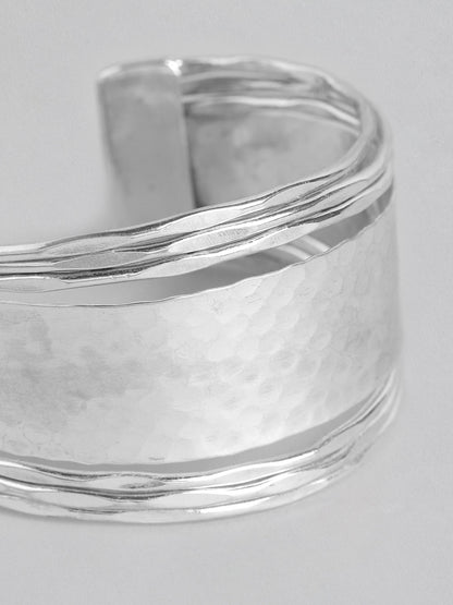 Silver-Plated Cuff Bracelet