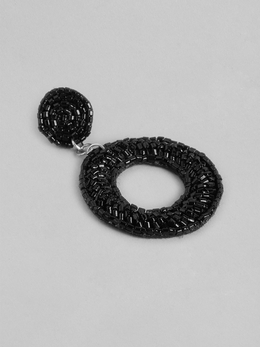 RICHEERA Circular Artificial Beads Drop Earrings