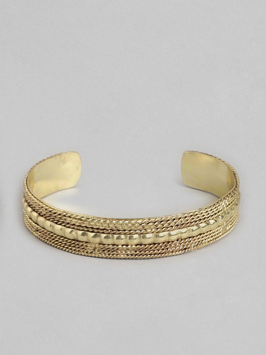 Women Gold-Plated Kada Bracelet