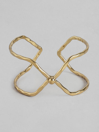 RICHEERA Gold-Plated Cuff Bracelet