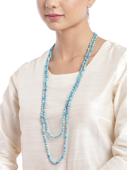 Turquoise Beaded Layered Necklace