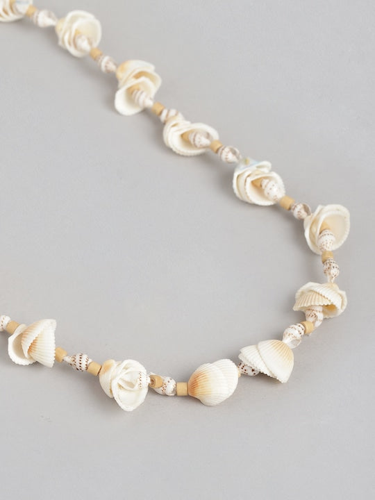 White & Beige Necklace