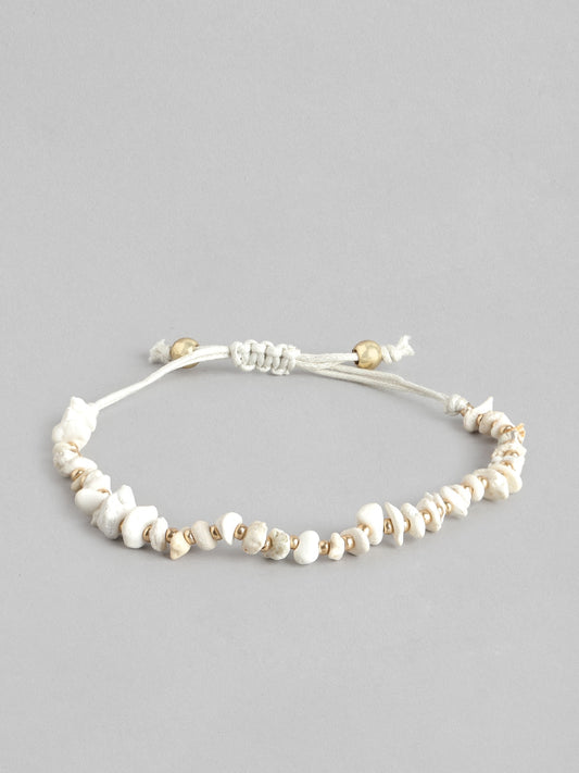 RICHEERA Women White Armlet Bracelet