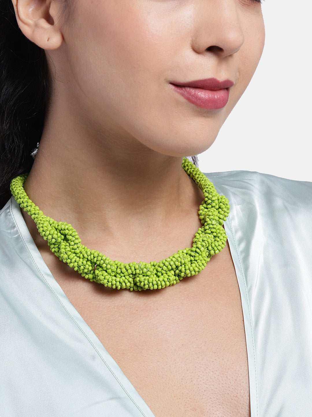 Green Beaded Necklace