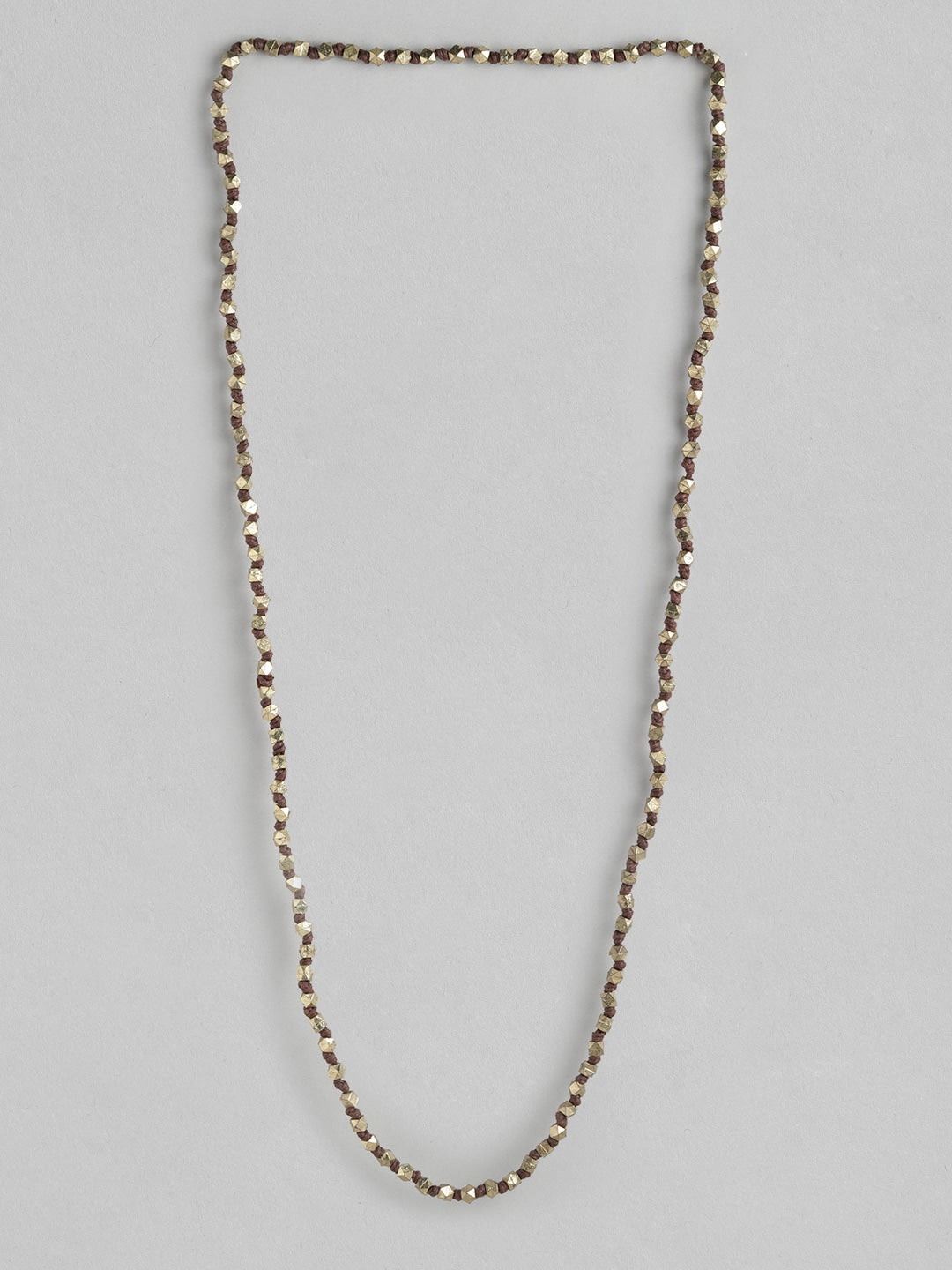 Gold-Plated Beaded Necklace