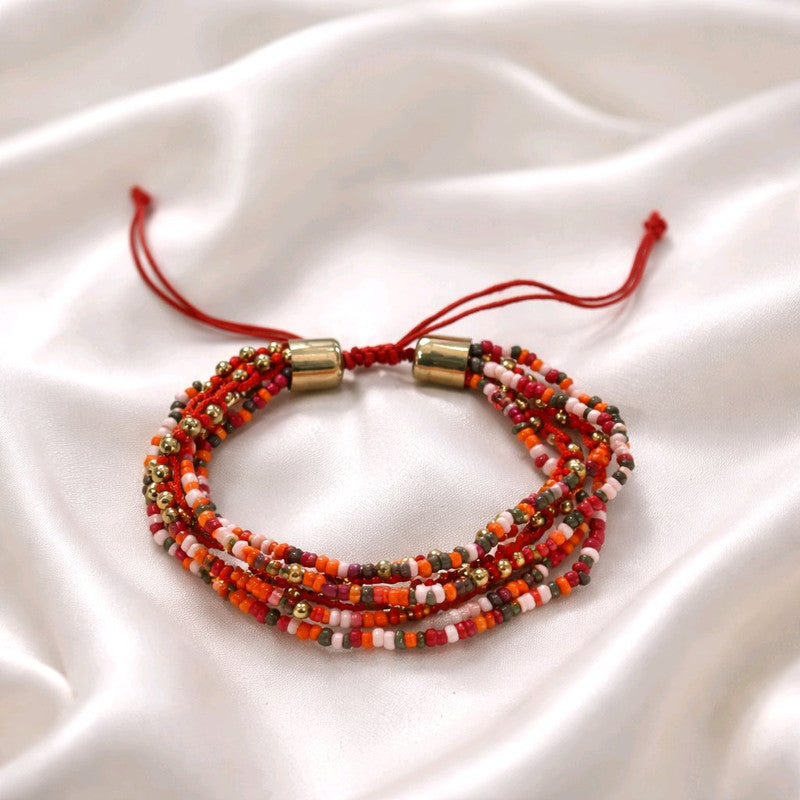 RICHEERA Gold-Plated Handcrafted Western Multistrand