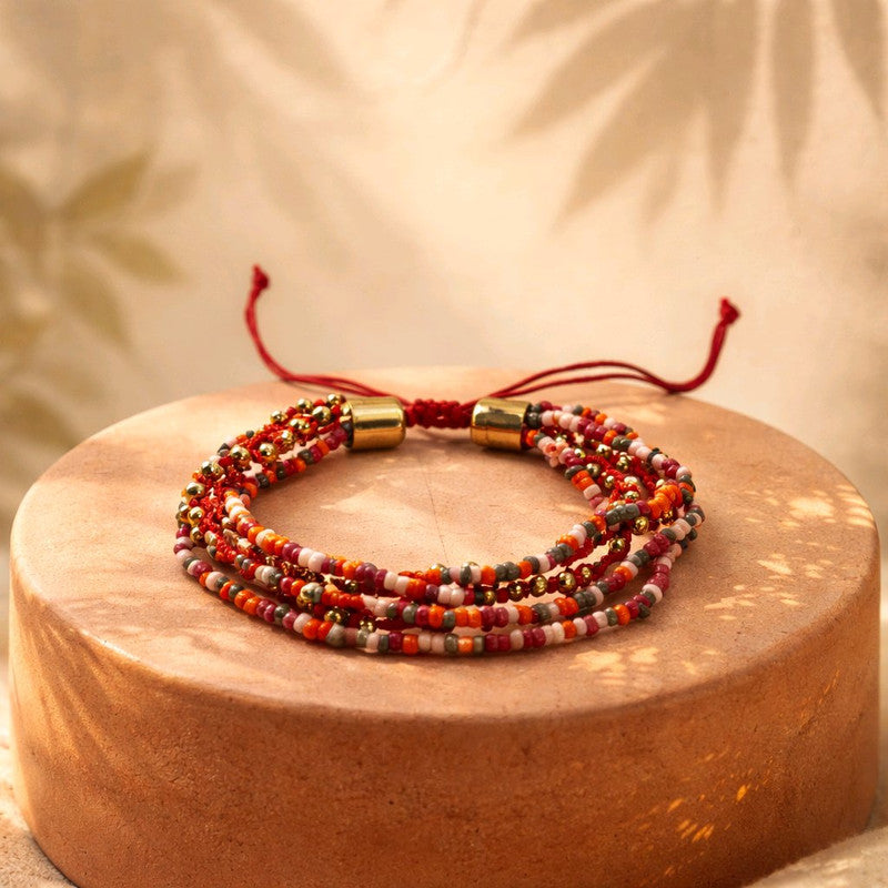 RICHEERA Gold-Plated Handcrafted Western Multistrand - Back Image