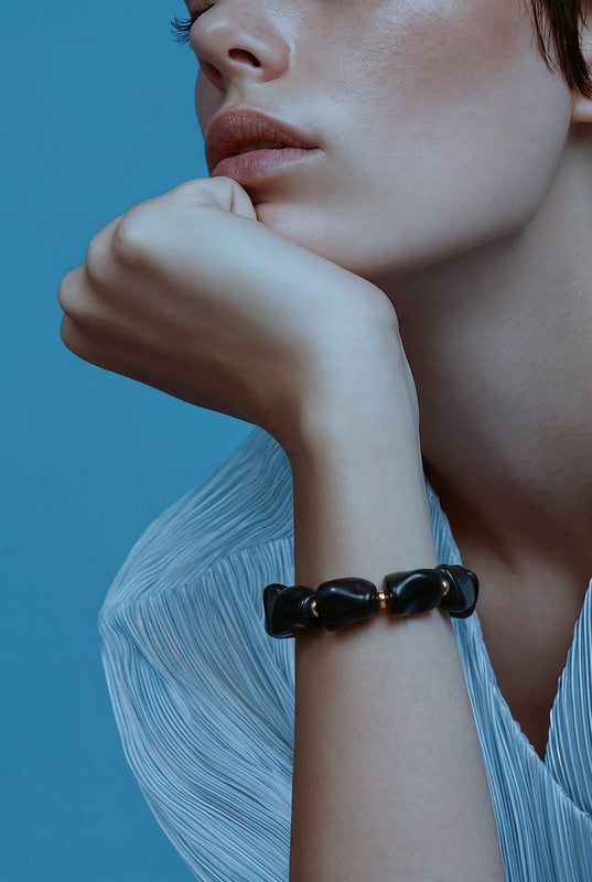 RICHEERA Gold-Plated Handcrafted Western Elasticated - Side Image