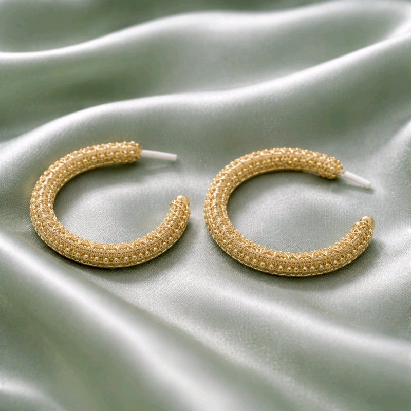 RICHEERA Gold-Plated Earrings - Side Image