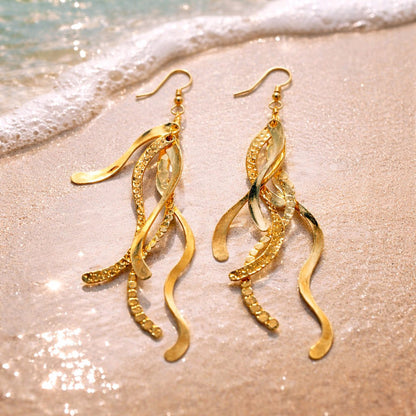 RICHEERA Gold-Plated Earrings - Side Image