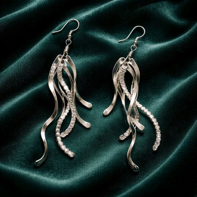 RICHEERA Silver-Plated Earrings
