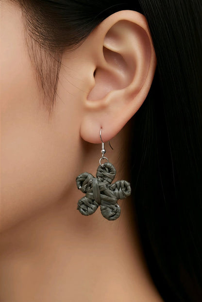 RICHEERA Silver-Plated Earrings - Back Image