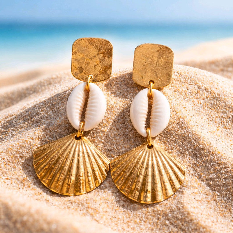 RICHEERA Gold-Plated Earrings - Back Image