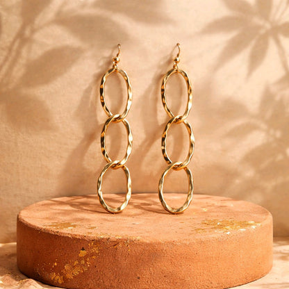 RICHEERA Gold-Plated Earrings - Side Image