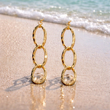 RICHEERA Gold-Plated Earrings - Back Image