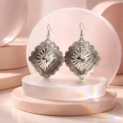 RICHEERA Silver-Plated Earrings - Side Image