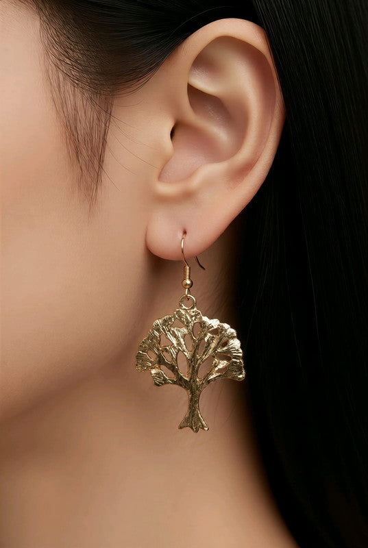 RICHEERA Gold-Plated Earrings - Side Image