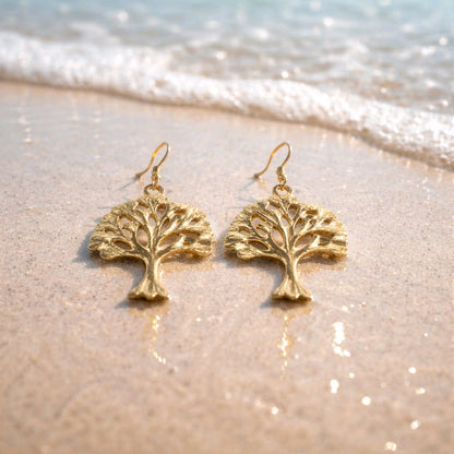 RICHEERA Gold-Plated Earrings - Back Image