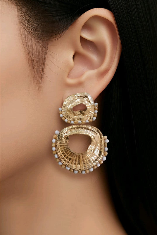 RICHEERA Gold-Plated Earrings - Side Image
