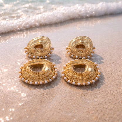 RICHEERA Gold-Plated Earrings - Back Image