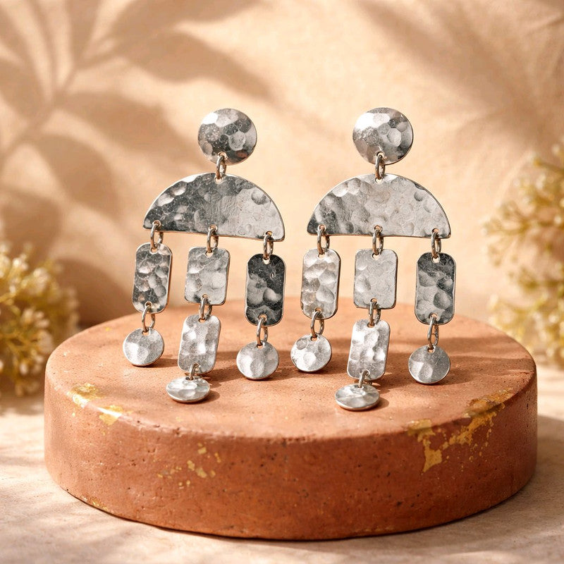 RICHEERA Silver-Plated Earrings - Side Image