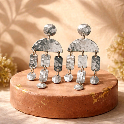 RICHEERA Silver-Plated Earrings - Side Image