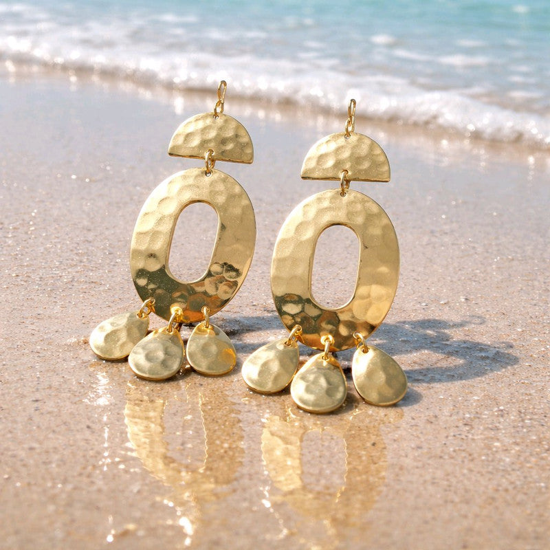 RICHEERA Gold-Plated Earrings - Back Image