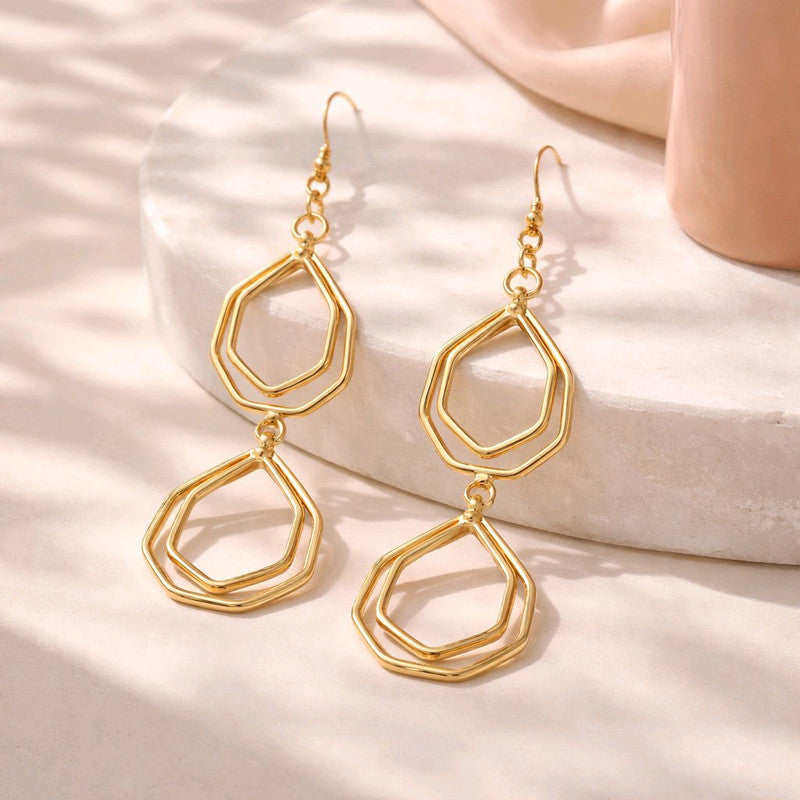 RICHEERA Gold-Plated Earrings - Side Image