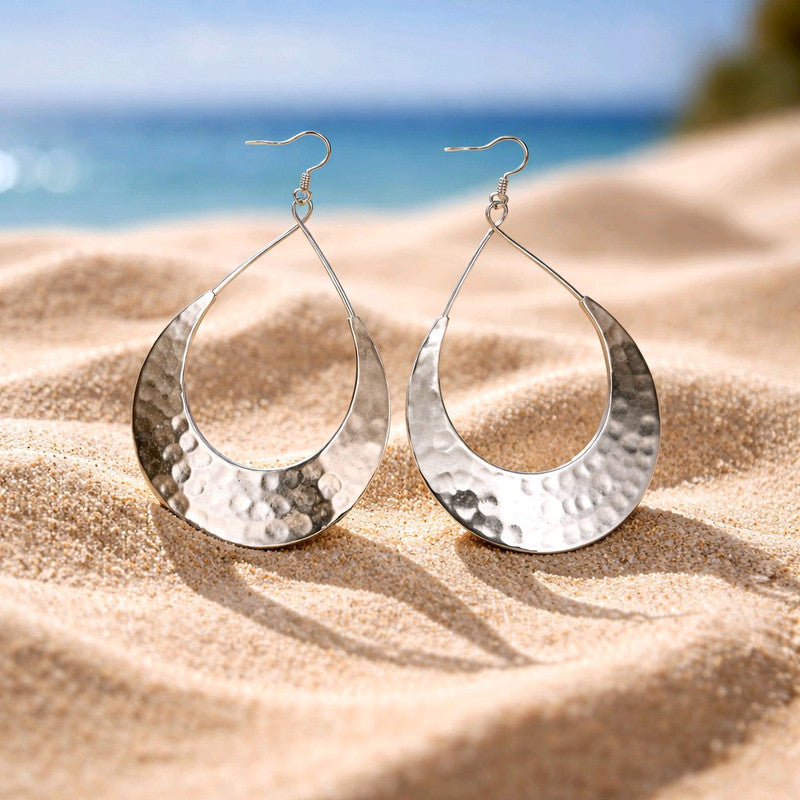 RICHEERA Silver-Plated Earrings - Back Image