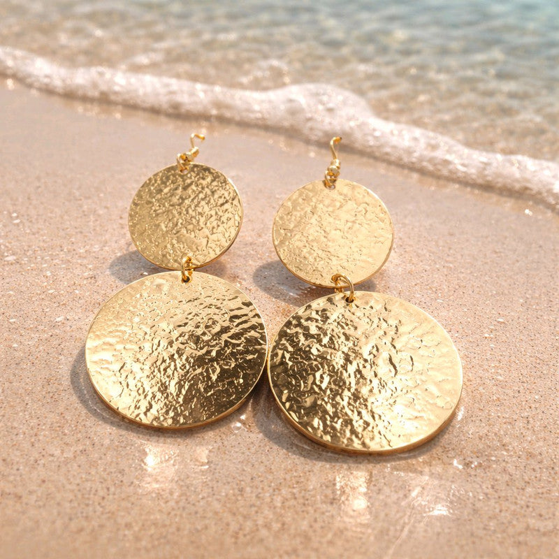RICHEERA Gold-Plated Earrings - Back Image