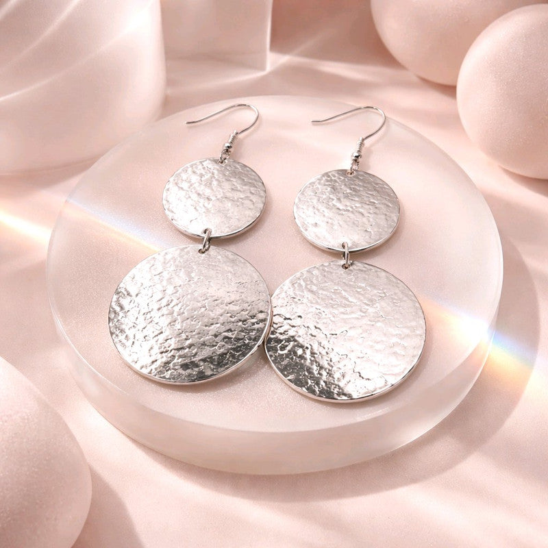 RICHEERA Silver-Plated Earrings - Side Image