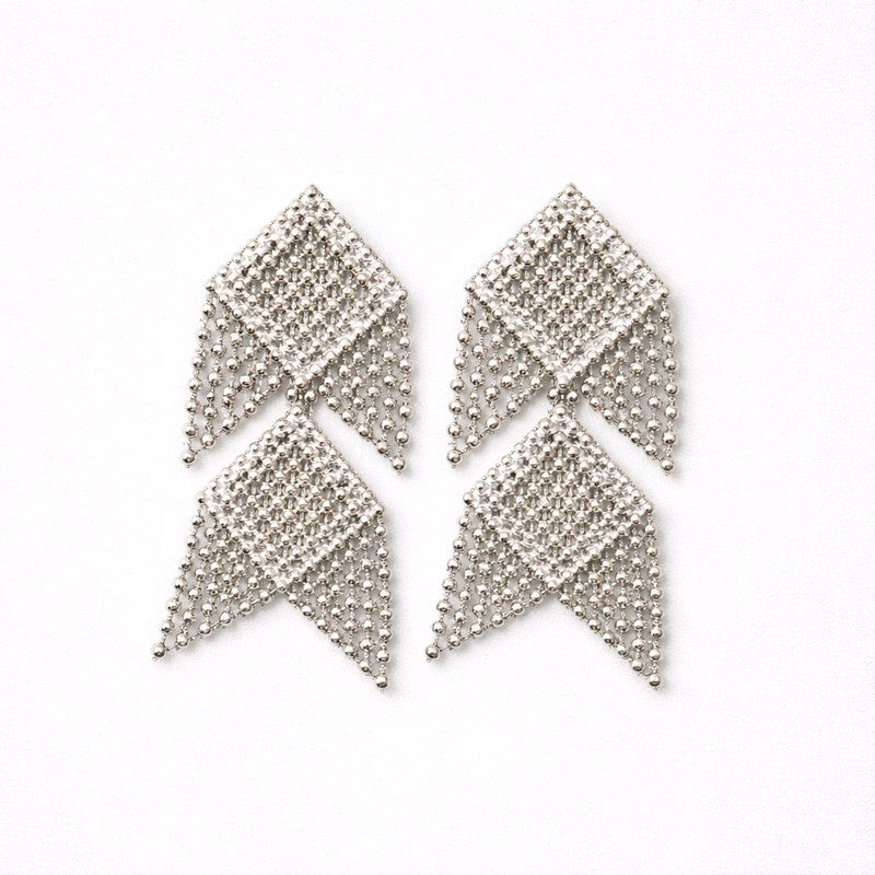 RICHEERA Silver-Plated Earrings - Side Image