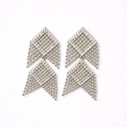 RICHEERA Silver-Plated Earrings - Side Image