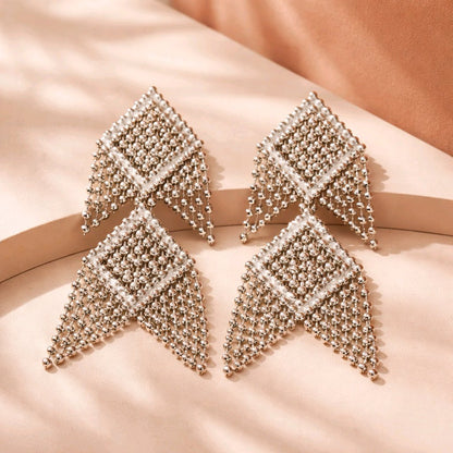 RICHEERA Silver-Plated Earrings - Back Image