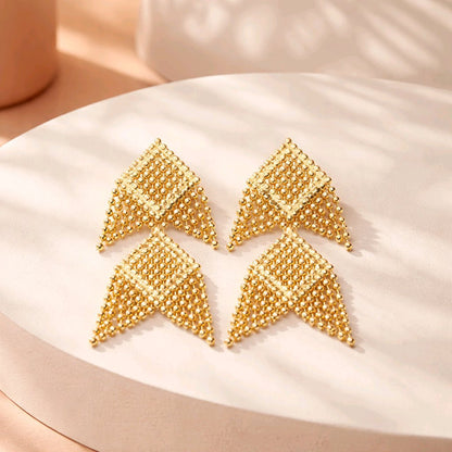 RICHEERA Gold-Plated Earrings - Side Image