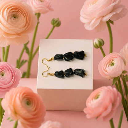 RICHEERA Gold-Plated Earrings - Back Image