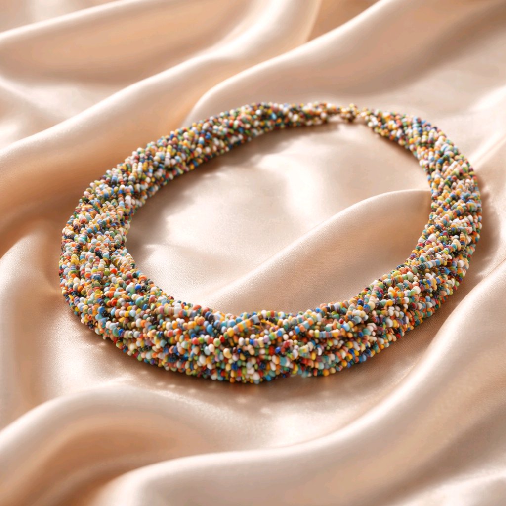 RICHEERA Gold-Plated Handcrafted Fusion Necklace