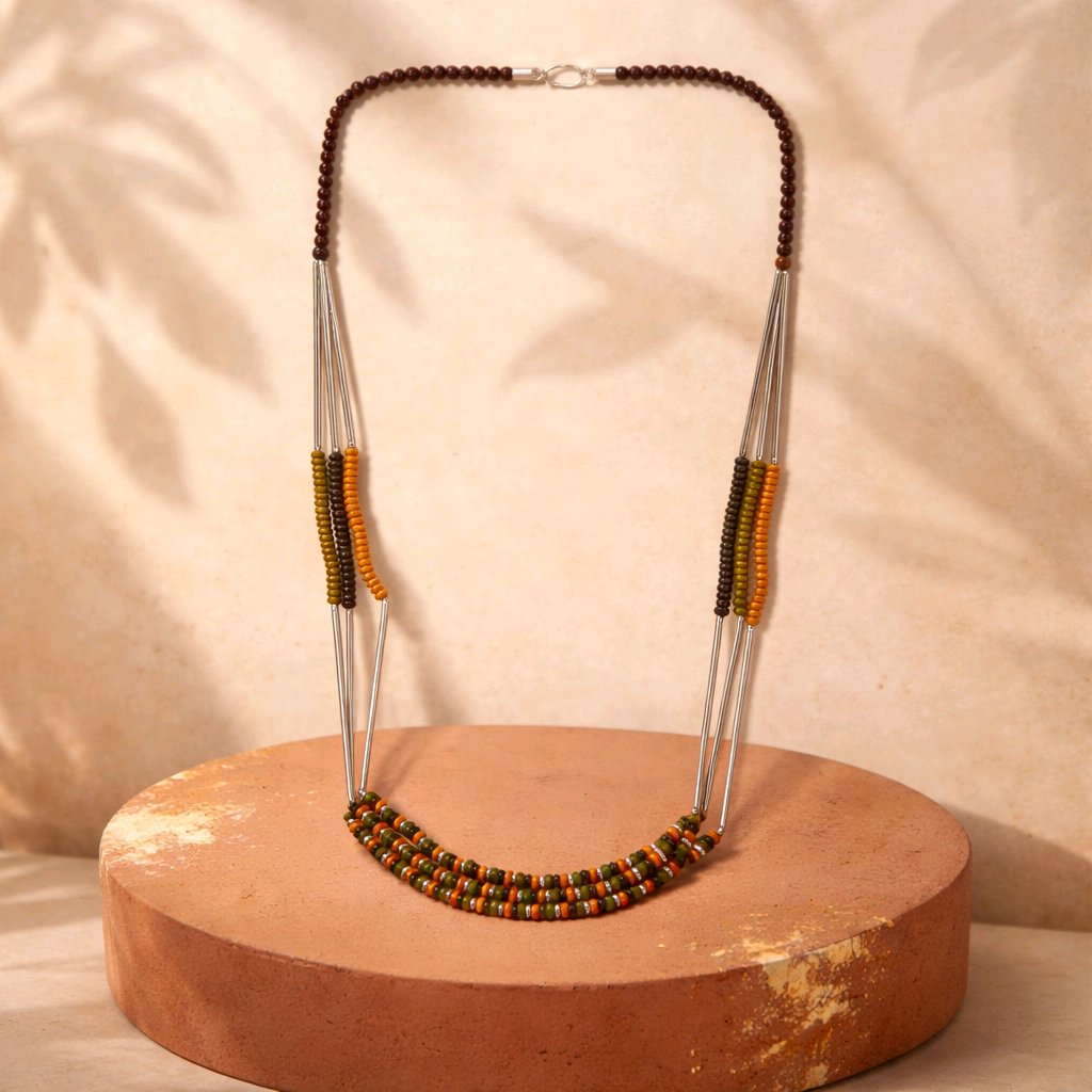 RICHEERA Silver-Plated Handcrafted Western Necklace