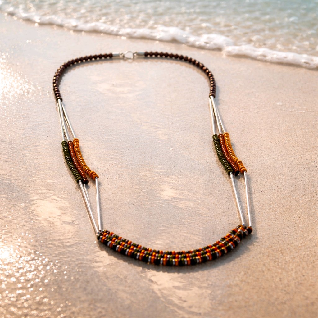 RICHEERA Silver-Plated Handcrafted Western Necklace