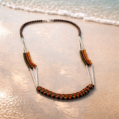 RICHEERA Silver-Plated Handcrafted Western Necklace