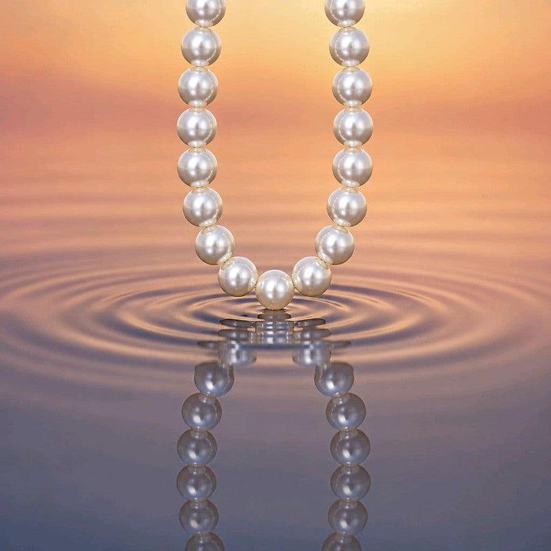 RICHEERA Gold-Plated Handcrafted Fusion Necklace - Detail Angle