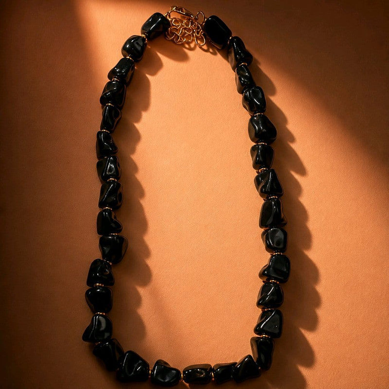 RICHEERA Gold-Plated Handcrafted Western Necklace - Back Image