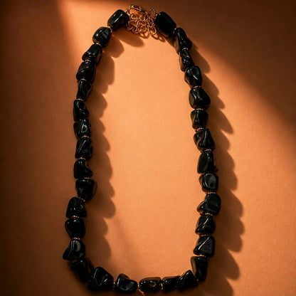 RICHEERA Gold-Plated Handcrafted Western Necklace - Back Image