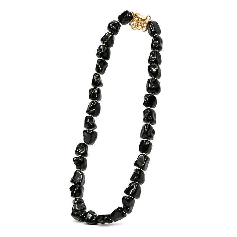 RICHEERA Gold-Plated Handcrafted Western Necklace - Detail Angle