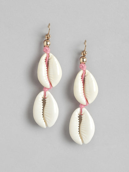 Artificial Beads Contemporary Drop Earrings